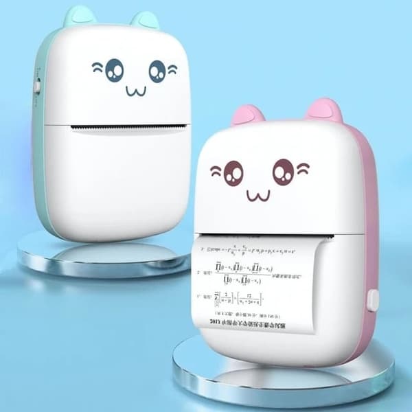 HURC9 Mini Cat termisk skriver - rosa