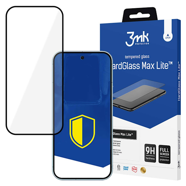GOOGLE PIXEL 9 PRO - 3MK HARDGLASS MAX LITE SORT