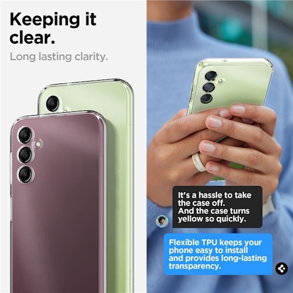 SPIGEN LIQUID GALAXY A14 5G KRYSTALLKLAR