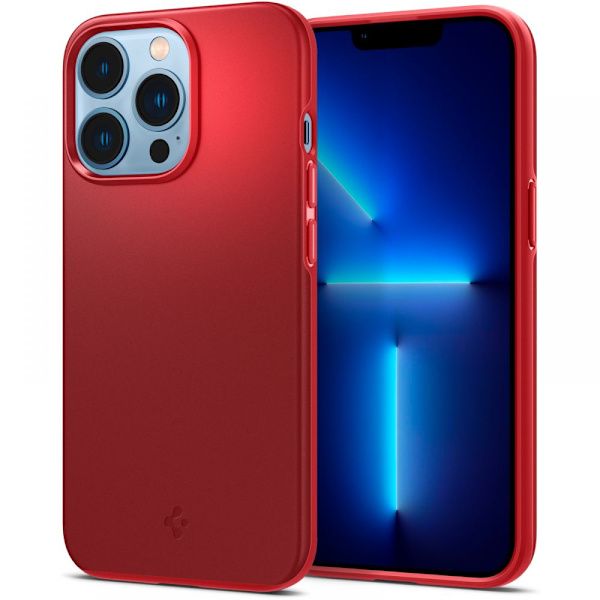 SPIGEN THIN FIT IPHONE 13 PRO RØD