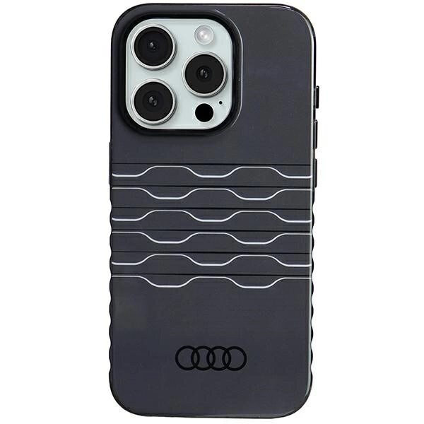 AUDI IML MAGSAFE ETUI TIL IPHONE 15 PRO - SORT