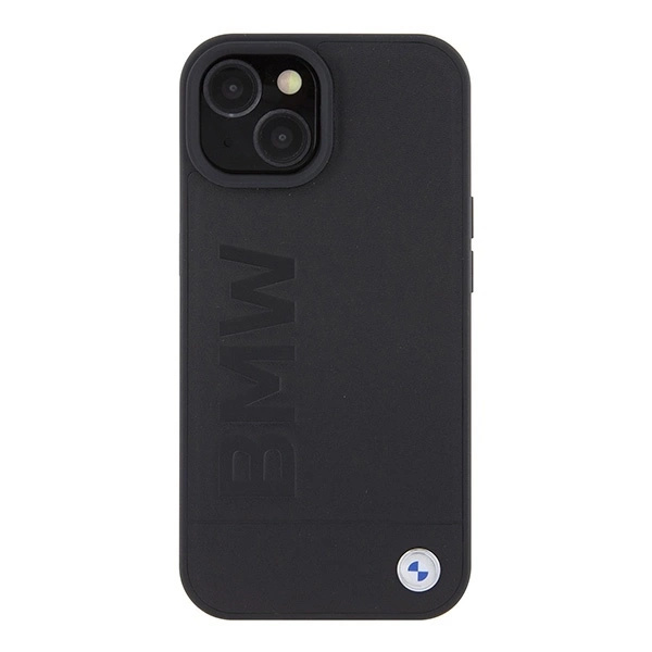 BMW SIGNATURE LOGO IMPRINT MAGSAFE ETUI TIL IPHONE 15 - SORT