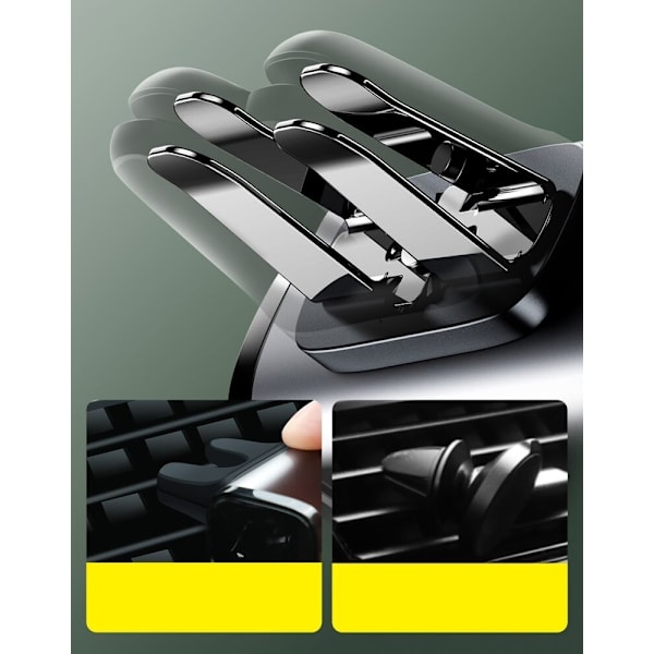 BASEUS BILTELEFONHOLDER TIL LUFTUDLUFTNING, SORT