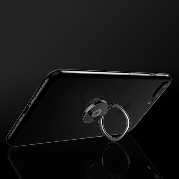 BASEUS HÅNDTAG / STATIV / RING MED TELEFONSTIV FUNKTION / SØLVETASKE