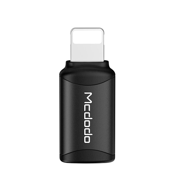Mcdodo telefonadapter, USB-C adapter för iPhone, svart