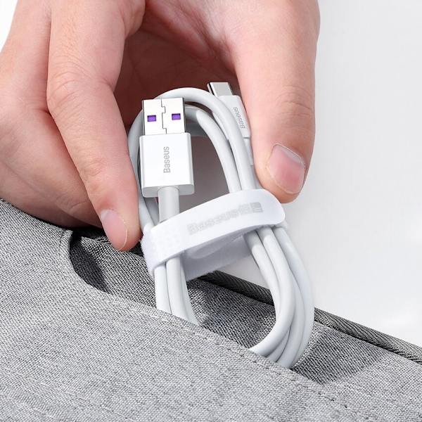BASEUS USB-KABEL - USB TYPE C 66 W (11 V / 6 A) HUAWEI SUPERCHARGE SCP 2 M SVART