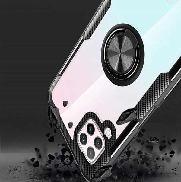 Spacecase Case Cover Till Huawei P40 Lite Clear Ring