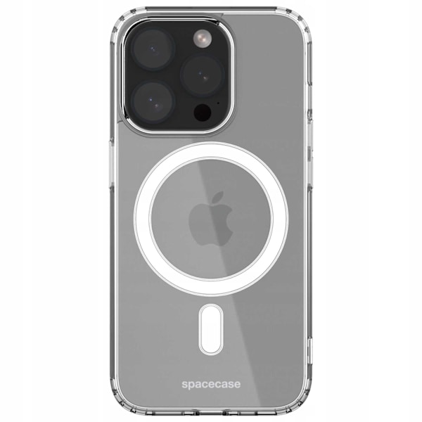 Spacecase Clear Mag-Fodral För Iphone 15 Pro-Adapter För Magsafe