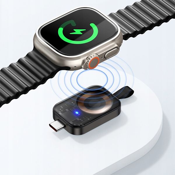 MCDODO INDUKTIV KLOCKLADDARE USB-C FOR APPLE WATCH 5 6 SE 7 8 9 ULTRA