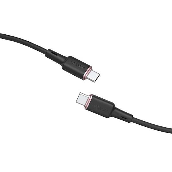 ACEFAST KABEL LANG STÆRK USB C - USB C 1,2M 60W (20V/3A) SORT