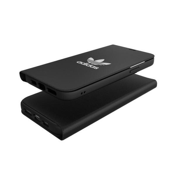 ADIDAS OR BOOKLET CASE BASIC ETUI TIL IPHONE 12 PRO MAX - SORT OG HVID