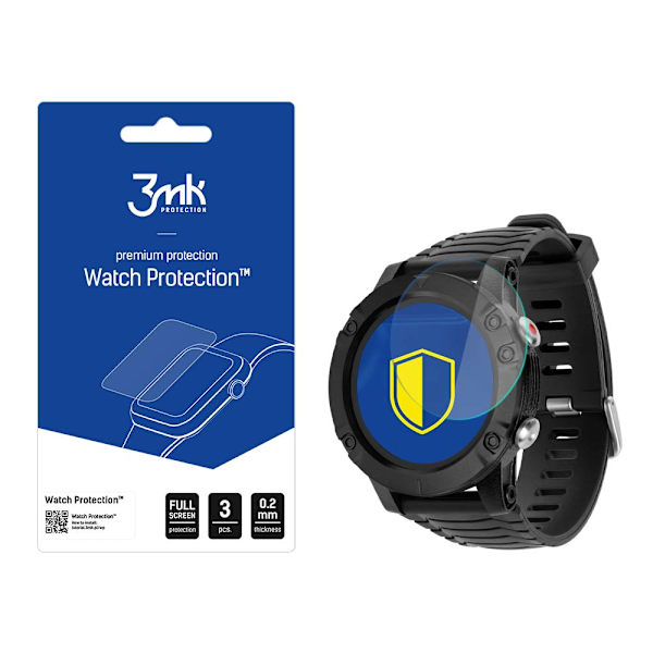 Kruger&Matz Activity Black - 3mk Watch Protection v. FlexibleGlass Lite