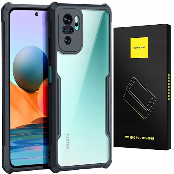 Spacecase-Fodral För Xiaomi Redmi Note 10 Pro Black