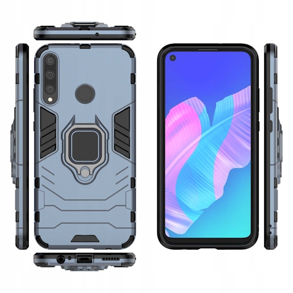 Spacecase Fodral För Huawei P40 Lite E X-Ring Blå