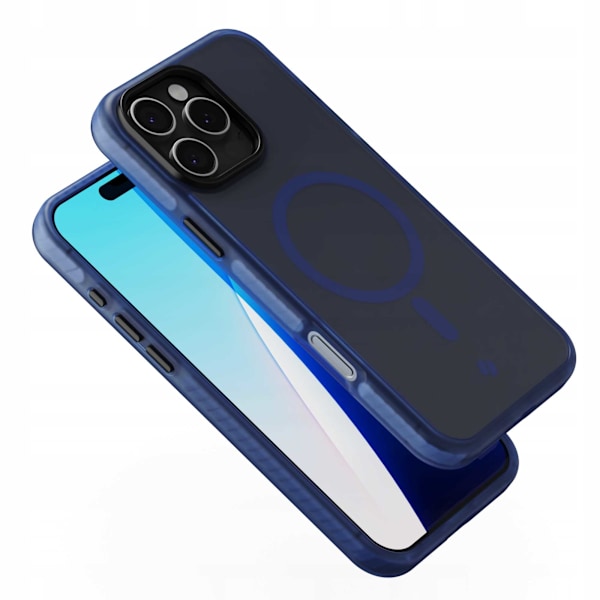 Spacecase Hybrid Fusion Mag-Fodral För Iphone 16 Pro Max Mörkblåt