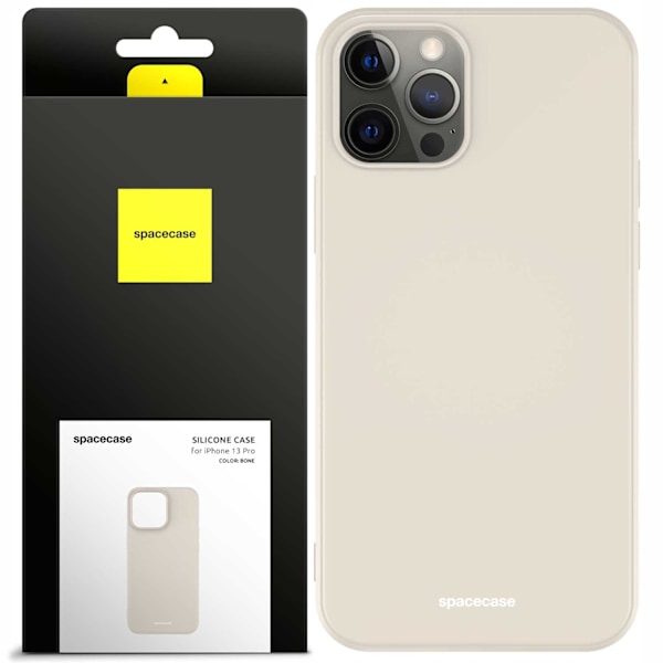 Spacecase Silikonfodral För Iphone 13 Pro Bone Color