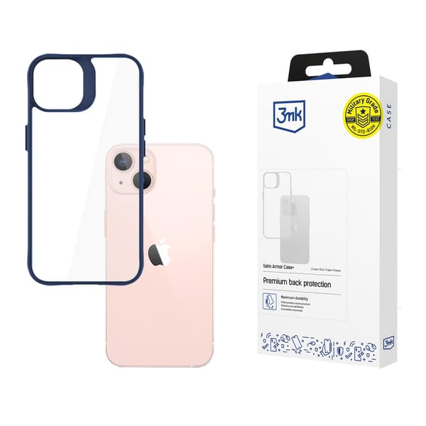APPLE IPHONE 14 - 3MK SATIN ARMOR CASE+ BLUE