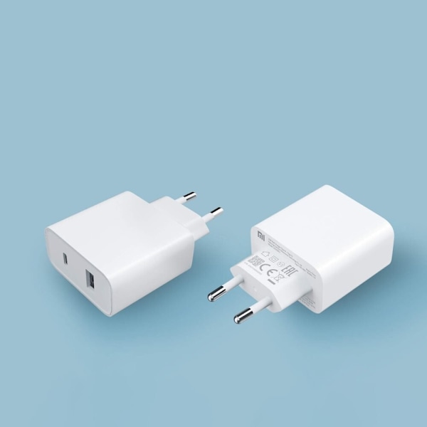 Xiaomi reiselader Combo rask USB-A / USB-C 33W PD vegglader hvit (BHR4996GL)