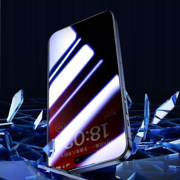 MCDODO EZ PASTE HEARTS GLAS STARKT GLAS FOR IPHONE 15 PLUS-FODRAL