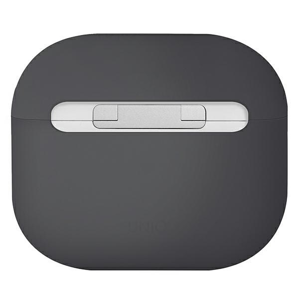 UNIQ-deksel for Lino AirPods 3 gen Silikongrå/askegrå