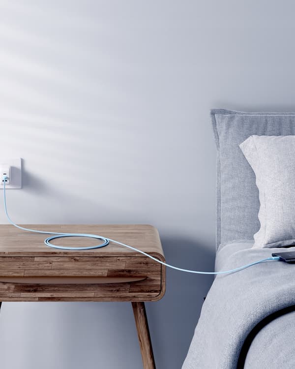 INNOSTYLE USB-C SNABBLADDNINGSKABEL FÖR IPHONE SAMSUNG USB TYP C 60W 2M