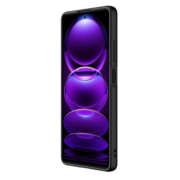 Nillkin Textured Case for Xiaomi Redmi Note 12 Pro+ forsterket nylonskall, svart