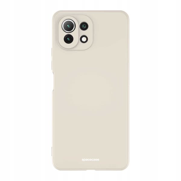 Spacecase Silikonfodral För Xiaomi Mi 11 Lite Bone