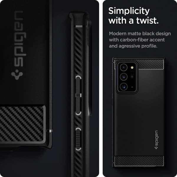 SPIGEN RUGGED ARMOR GALAXY NOTE 20 ULTRA MAT SORT