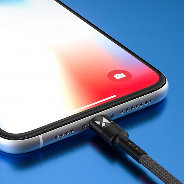 Wozinsky USB Type C - Lightning Power Delivery-kabel 18W 2m svart (WUC-PD-CL2B)