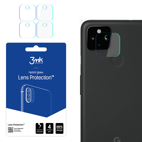 3MK LENS PROTECTION HYBRID KAMERAGLAS TIL GOOGLE PIXEL 4A 5G