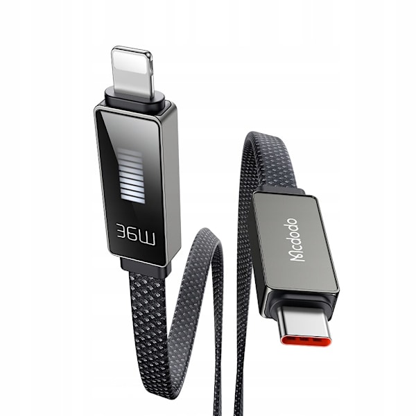 MCDODO LADDARE USB-C BLIXT SNABB LADDNINGSKABEL IPHONE 1M LED
