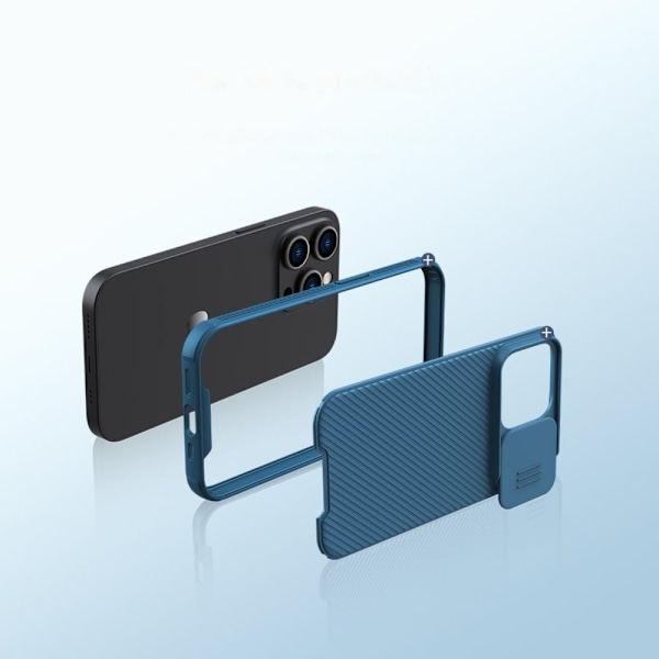 Nillkin CamShield Pro Magnetic Case iPhone 14 Pro Max deksel til kameradeksel? blå (med MagSafe)