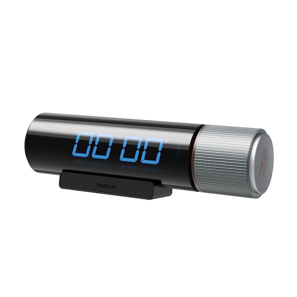 Baseus Heyo Series Magnetic Digital Timer med stoppeklokkefunksjon - Svart