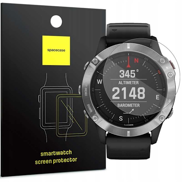 Rymdfodral Härdat Glas 2.5D För Garmin Fenix 6 6 Pro Klockan