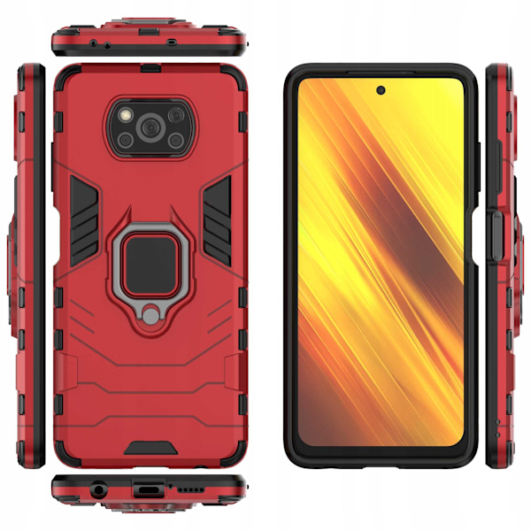 Spacecase Case Cover För Poco X3 Nfc Pro Red
