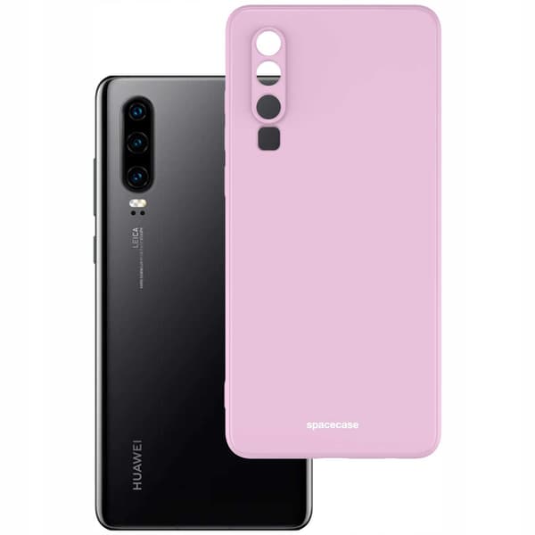 Spacecase Silikonfodral För Huawei P30 Lilac Protective