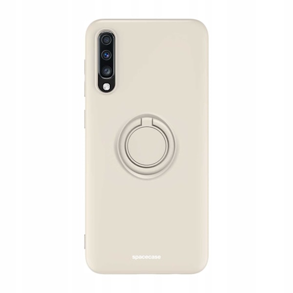 Spacecase Silikonecase Ring För Samsung Galaxy A70 Bone