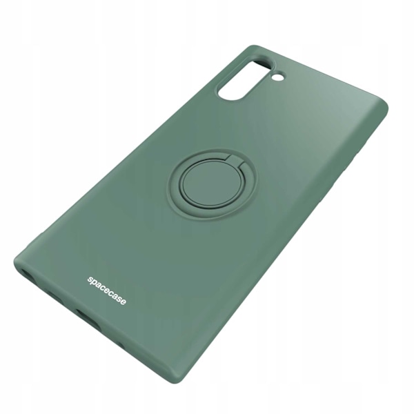 Spacecase Silikonecase Ring För Samsung Galaxy Note 10 Mörkgrön
