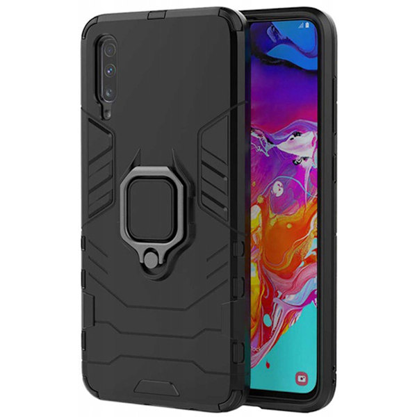 Spacecase Fodral För Samsung Galaxy A50 Black Sc X-Ring