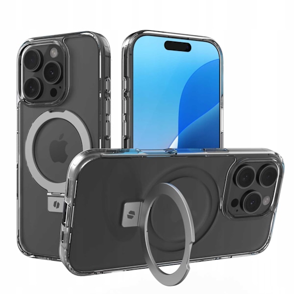 Spacecase Case Ring Pro Mag För Iphone 16 Pro Clear Transparent