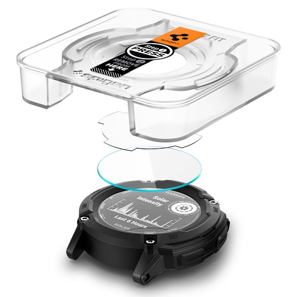 HERDET GLASS SPIGEN GLAS.TR "EZ FIT" 2-PAKK GARMIN INSTINCT 2X SOLAR CLEAR