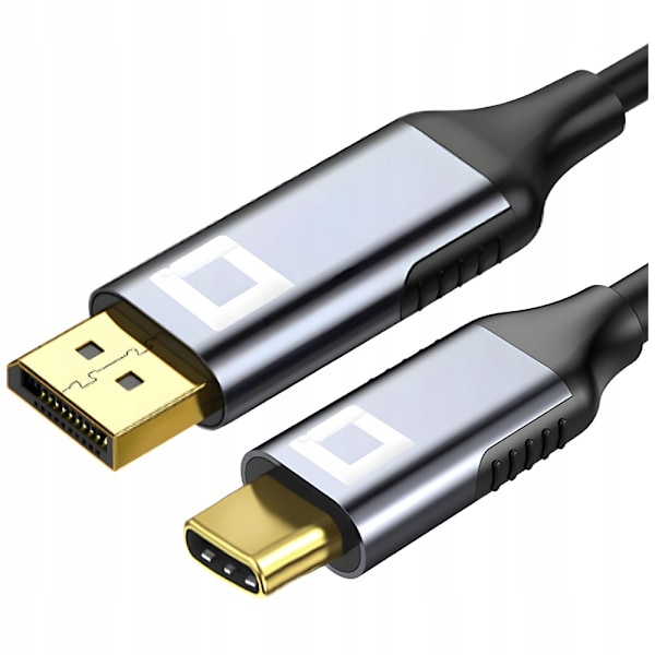 CO2-KABEL USB-C DISPLAYPORT ADAPTER ADAPTERHUB USB TYPE C DP 8K 60HZ 2M