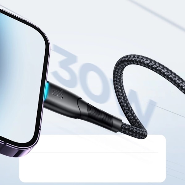 Joyroom Starry Series SA32-CL3 30W USB-C / Lightning-kabel 1m - svart
