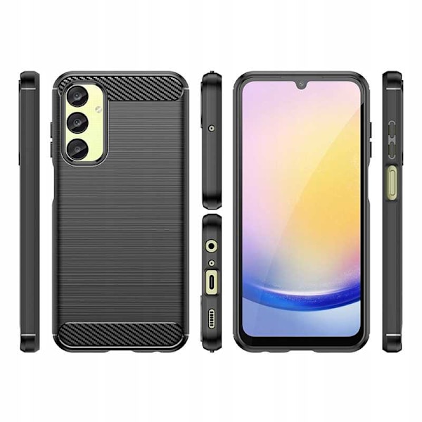 Spacecase Case Carbon Case För Samsung Galaxy A25 5G Svart