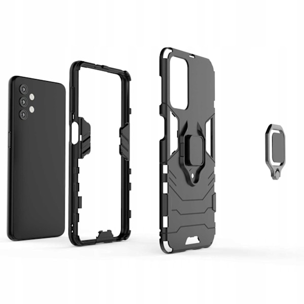 Spacecase Fodral För Samsung Galaxy A32 5G X-Ring Svart