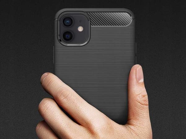 Spacecase Case Cover Till Iphone 12 12 Pro Black Sc Carbon