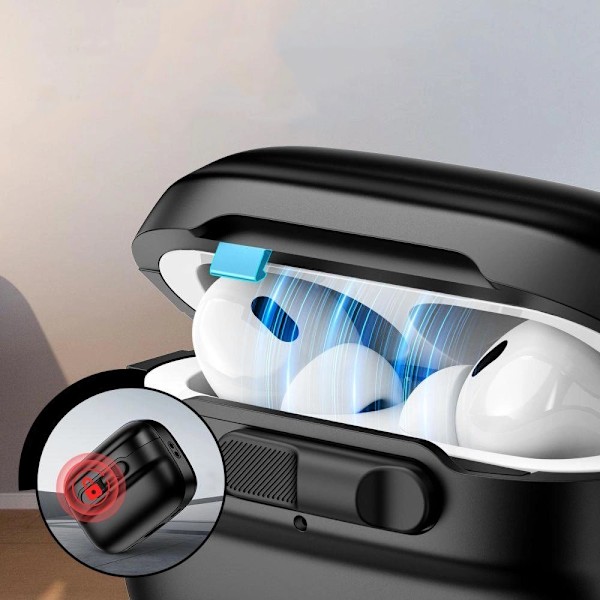 ESR Pulse Halolock-deksel med MagSafe for Apple AirPods Pro 1/2 - Svart