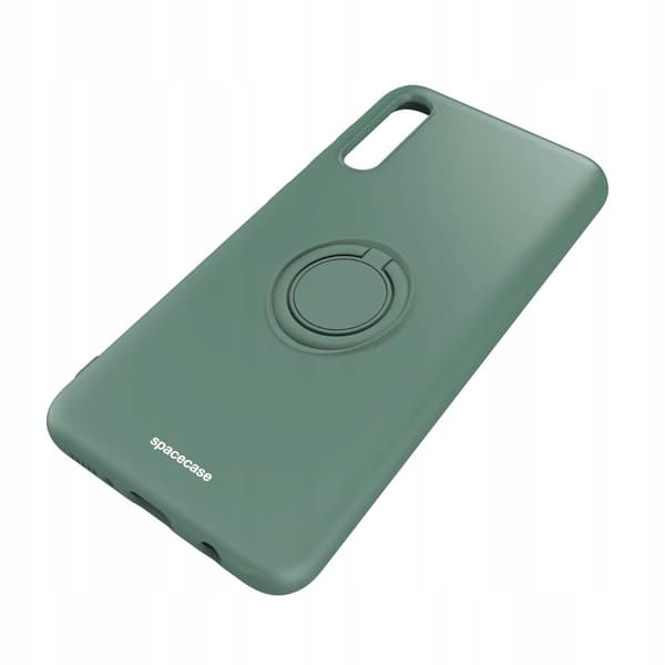 Spacecase Silikonecase Ring För Samsung Galaxy A70 Green Cover