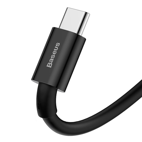 BASEUS USB-KABEL - USB TYPE C 66 W (11 V / 6 A) HUAWEI SUPERCHARGE SCP 2 M SVART