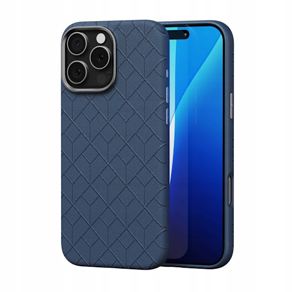 Spacecase Case Cover Till Iphone 16 Pro Max För Magsafe Mörkblåt
